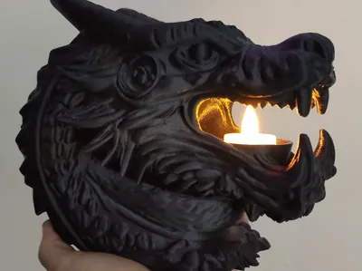 Dragon's Mouth - LED tealight Holder