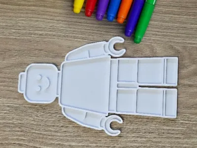 L3GO Minifigure – 3D Coloring Model for Kids