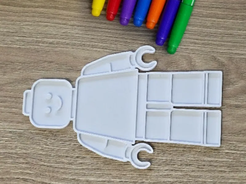 L3GO Minifigure – 3D Coloring Model for Kids