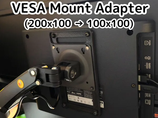 Adaptateur VESA pour TV Xiaomi, 200x100 vers 100x100