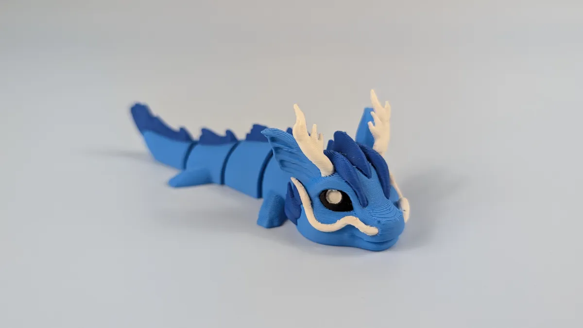 Sea Dragon - Articulated Figure Keychain by Biocraftlab MakerWorld: Download Free 3D Models - 3D model önizlemesi