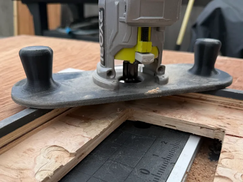 Ryobi palm router handle