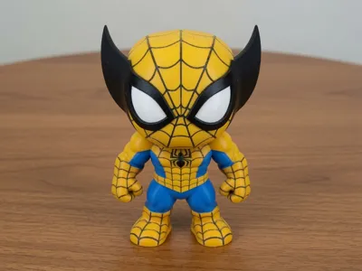 SpiderMan × Wolverine Mini Figure | Marvel