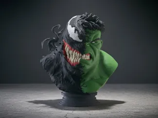 Venomized Hulk Bust