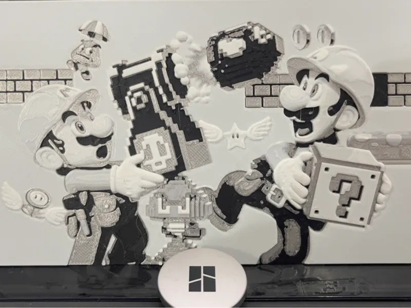 Mario e Luigi hueforge 