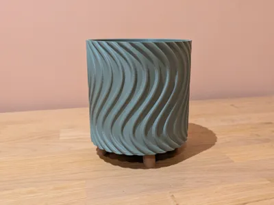 Wavy Plant Pot