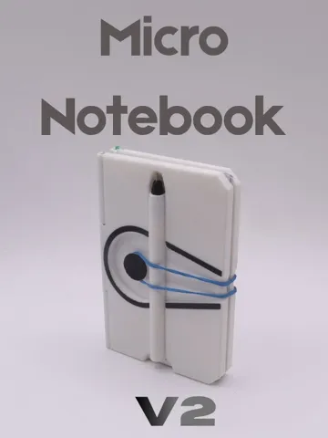 Modelo para impresión 3D: Micro Notebook (Version 2) — vista de referencia 2