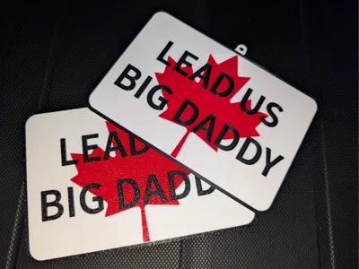 Lead Us Big Daddy sign