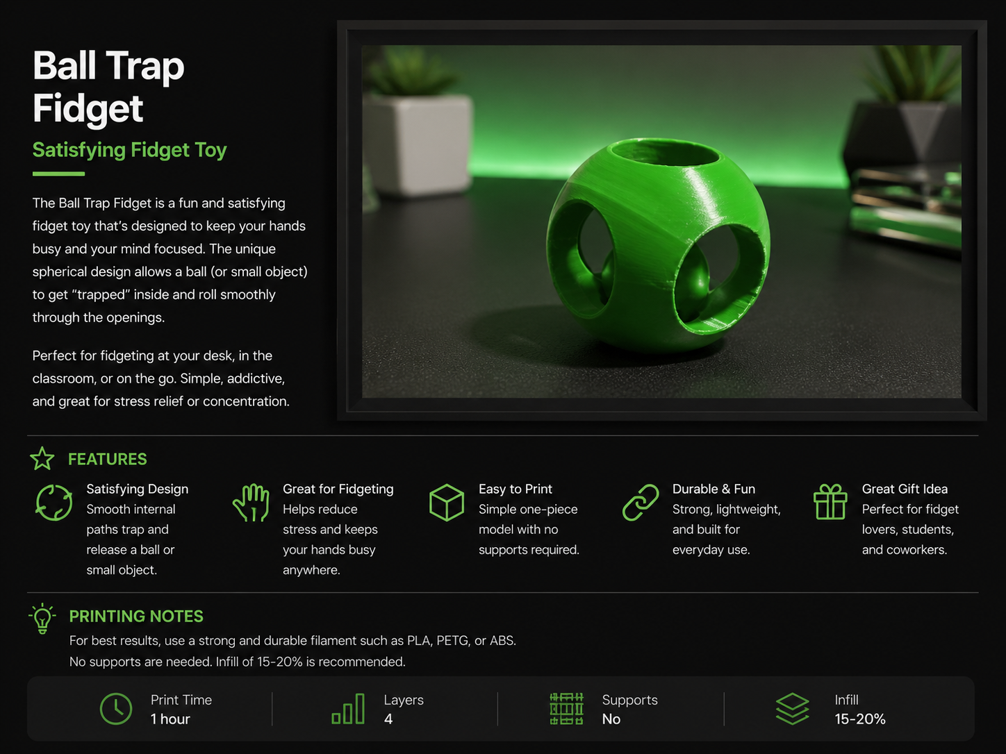 Ball Trap Fidget