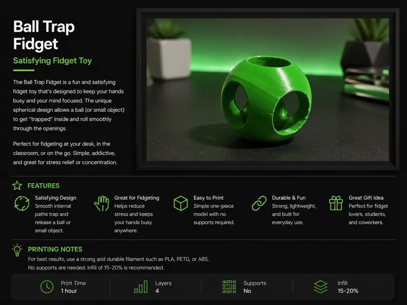 Ball Trap Fidget