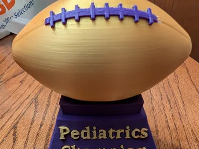 Customizable Fantasy Football Trophy