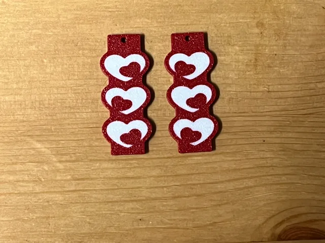 heart earrings