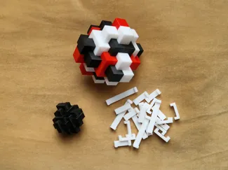 Voxel Orb - Interlocking Puzzle