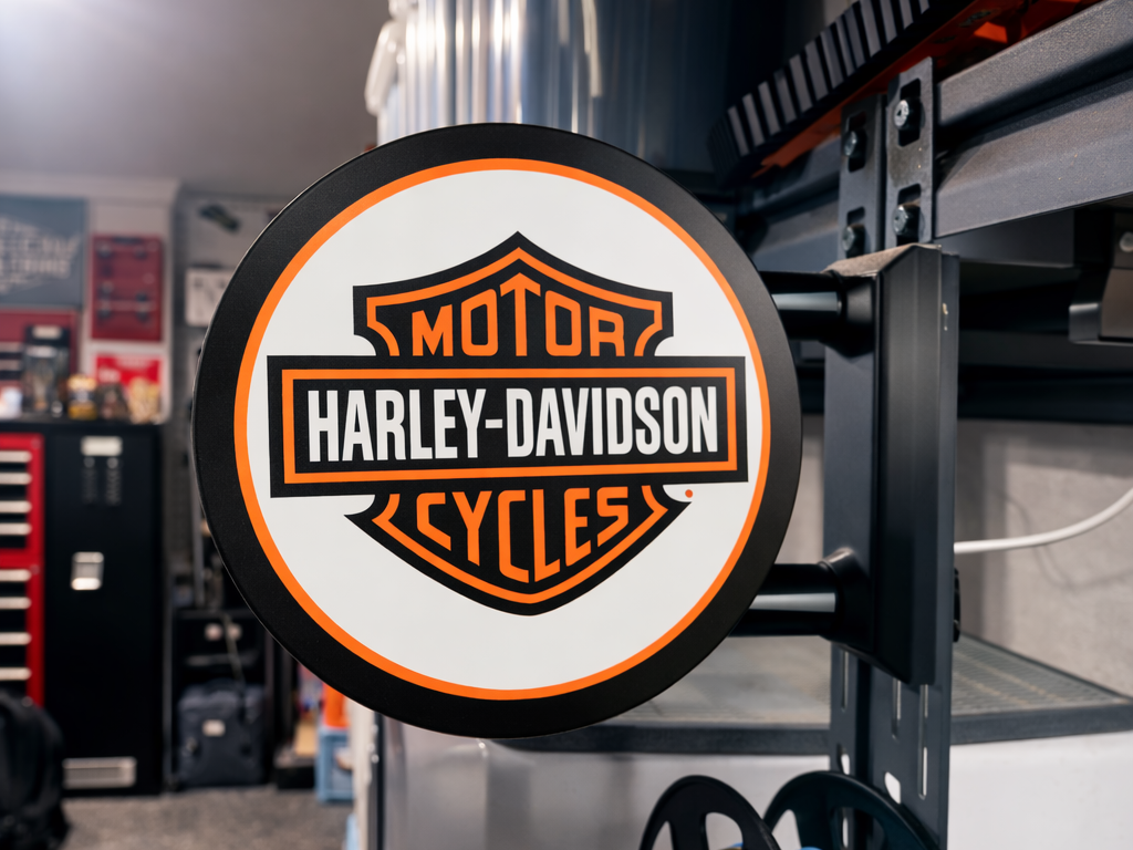Harley-Davidson Pub Sign – 3D Printed Garage Sign