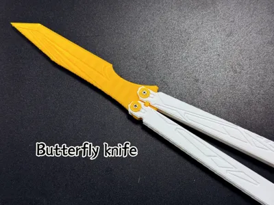 Butterfly knife toy