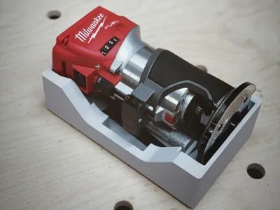 Gridfinity for Milwaukee M18 Router 5723-20