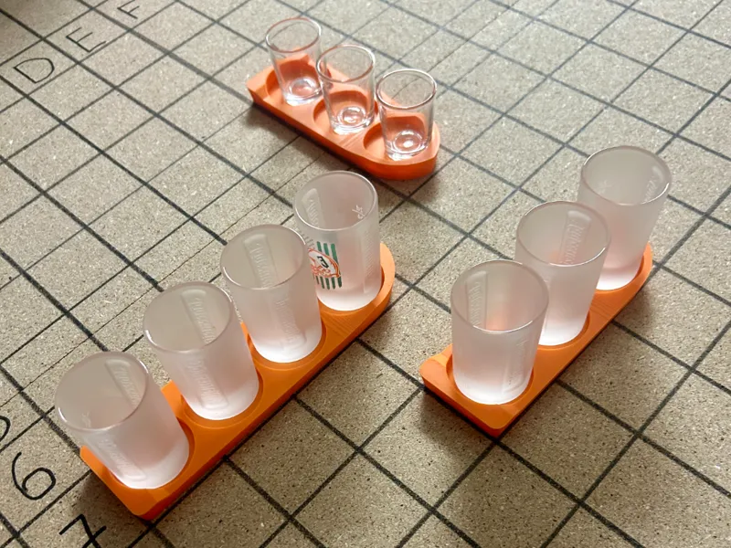 Battleship Drinking Game – Shot Glass Fleet