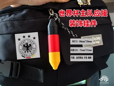 Backpack decorative charm storage keychain