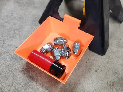 Lug Nut Tray for Jack Stands