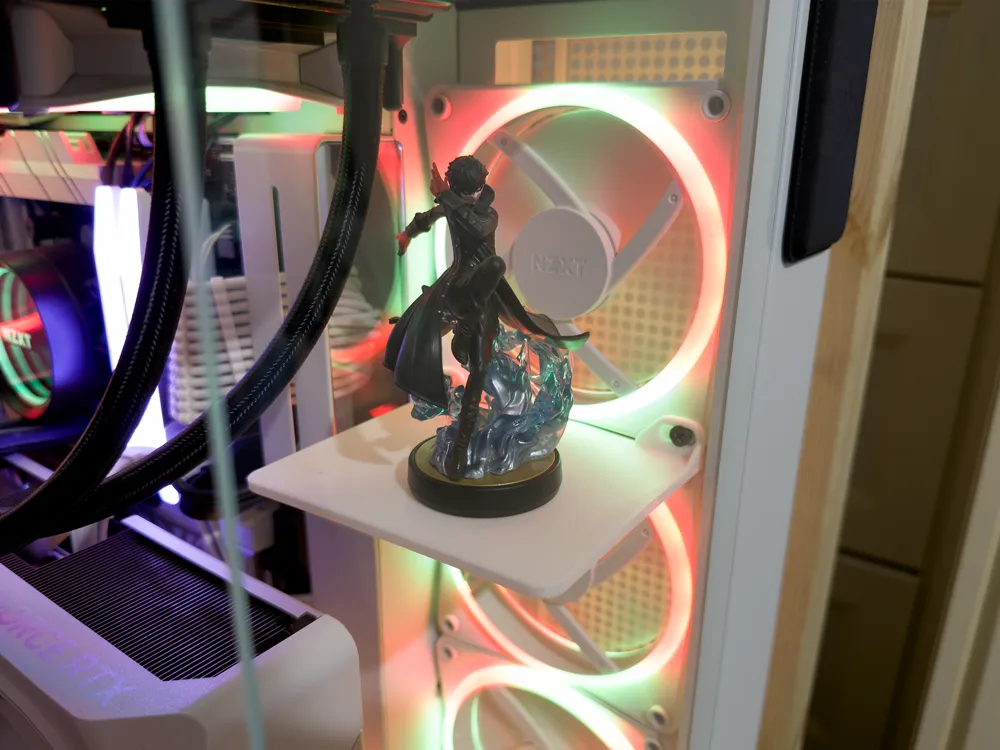 Gaming PC Fan shelf V2 [140mm] - Free 3D Print Model - MakerWorld
