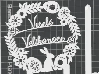 Veselé velikonoce zápich