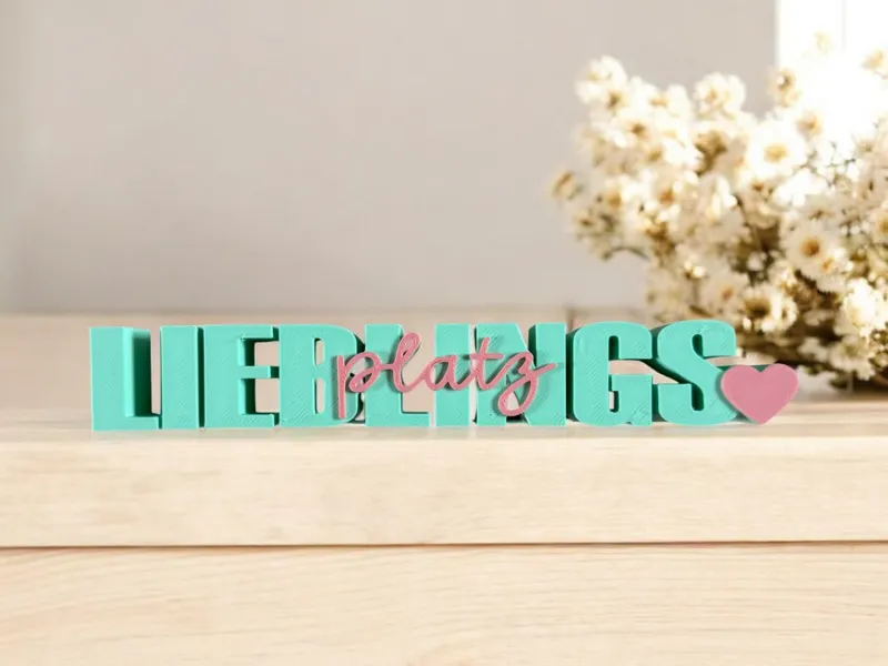 Lieblingsplatz // Schriftzug