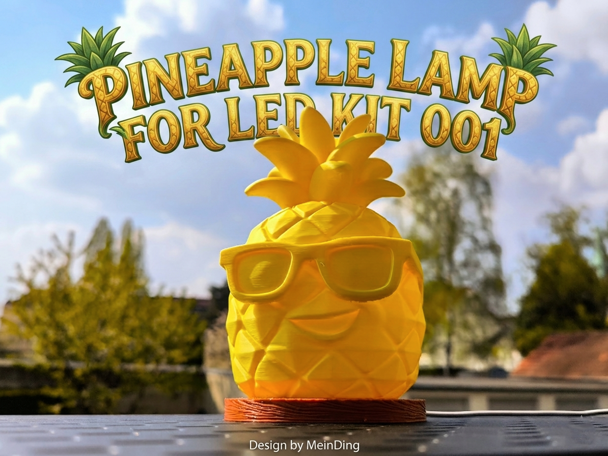 Summer Vibes Pineapple Table Lamp - LED Kit 001