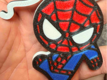 Spiderman funny keychain/decor