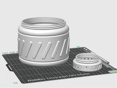 Large storage container - can hold desiccant packets