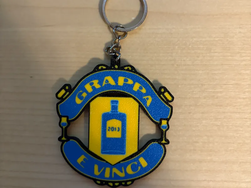 Grappa e Vinci – Custom Futsal Team Keychain NFC