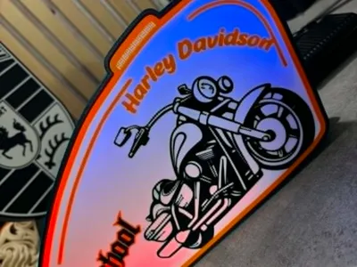 Harley Davidson lamp