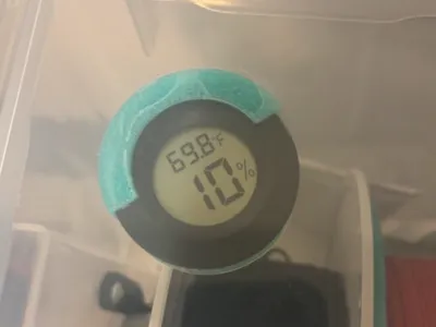 Hygrometer Holder for dry box
