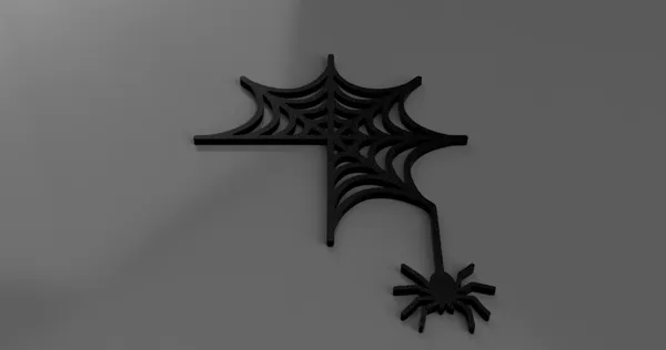 Décoration d'angle araignée pour Halloween