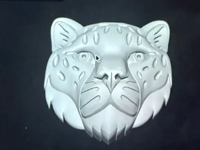 Jaguar Pin or Earring 