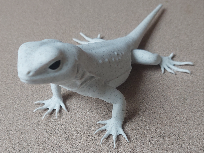 Realistic Desert Iguana Figurine