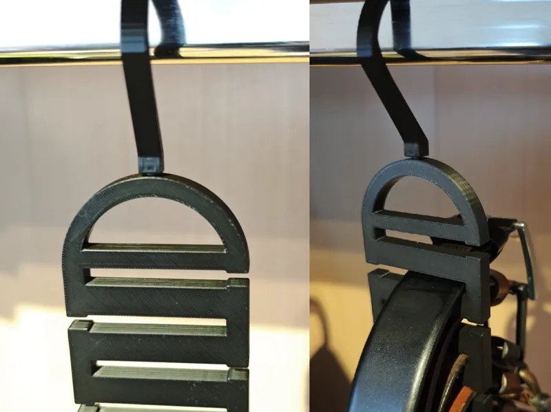 Space-Saving 360° rotatable Belt Hanger 