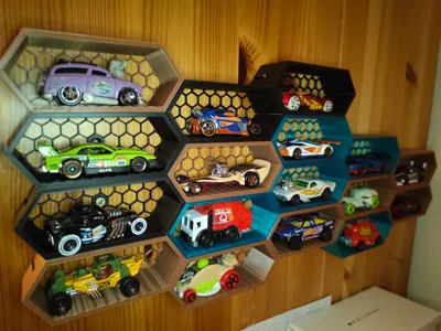 HotWheels wall decor display box