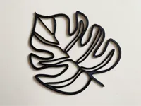 Feuille de monstera minimaliste — photo 1