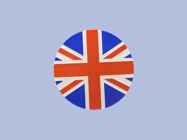 UK Flag Coaster