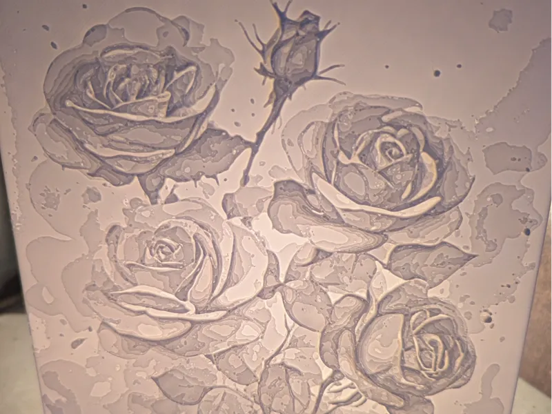 Roses Lithophane