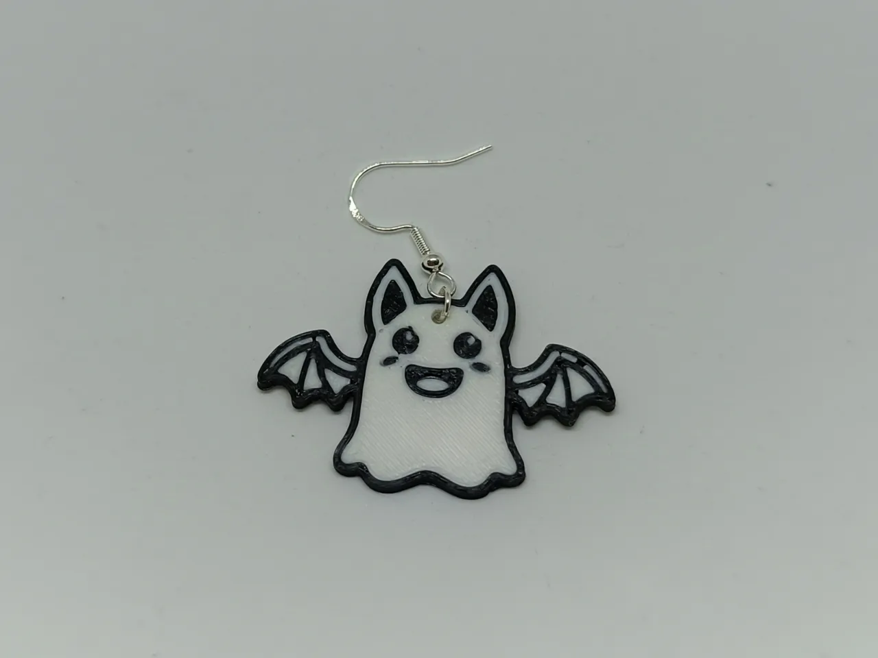 Ghost Bat Earrings (Halloween) view 3