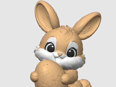 Cute Easter Bunny with Egg – Adorable Rabbit 