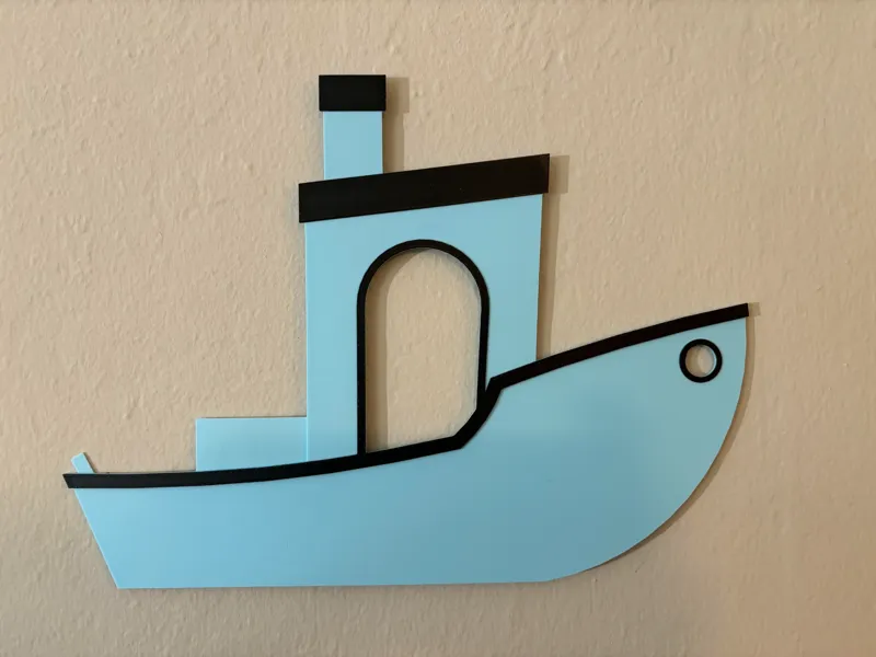 Benchy Wall Art