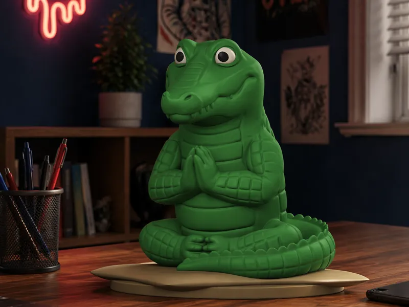 Zen Crocodile – Mindful Savana Series