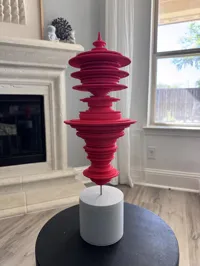 Printed Base Shell fillable with heavy medium
