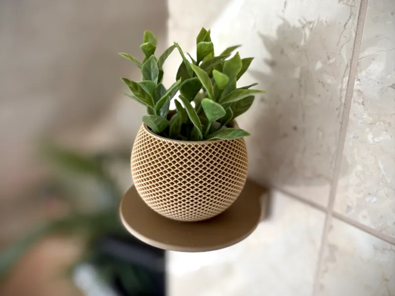 Small round shelf (no screws)