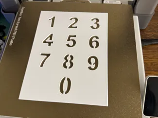 Stencil numbers