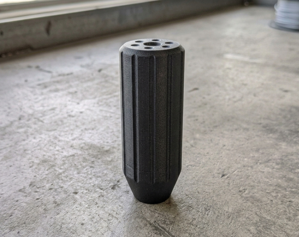 Miniatura 2 do modelo 3D Airsoft functional Suppressor v4