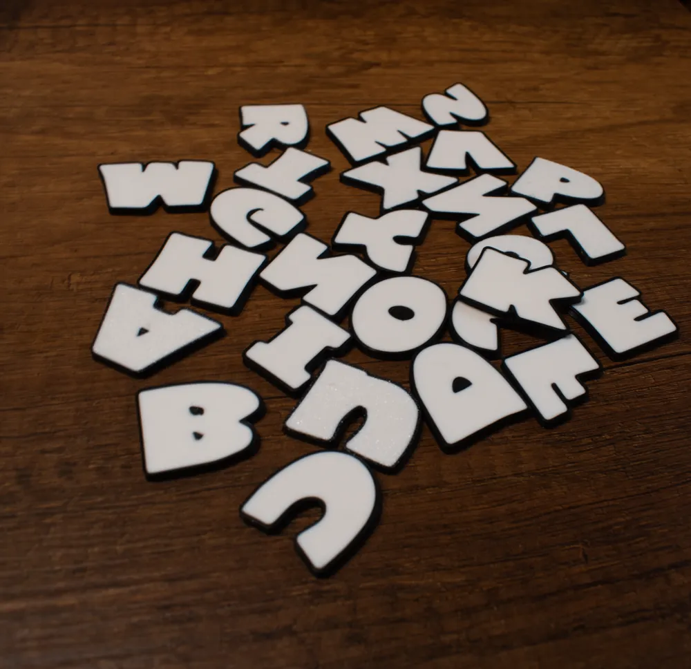 Alphabet puzzle by Arezim - MakerWorld