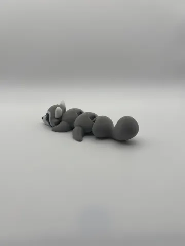 Mini Articulated Racoon view 3